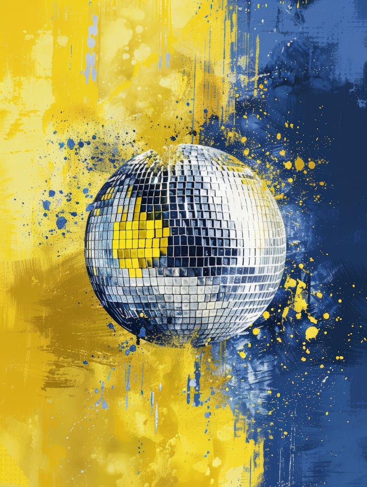 Disco Ball Canvas Print 3