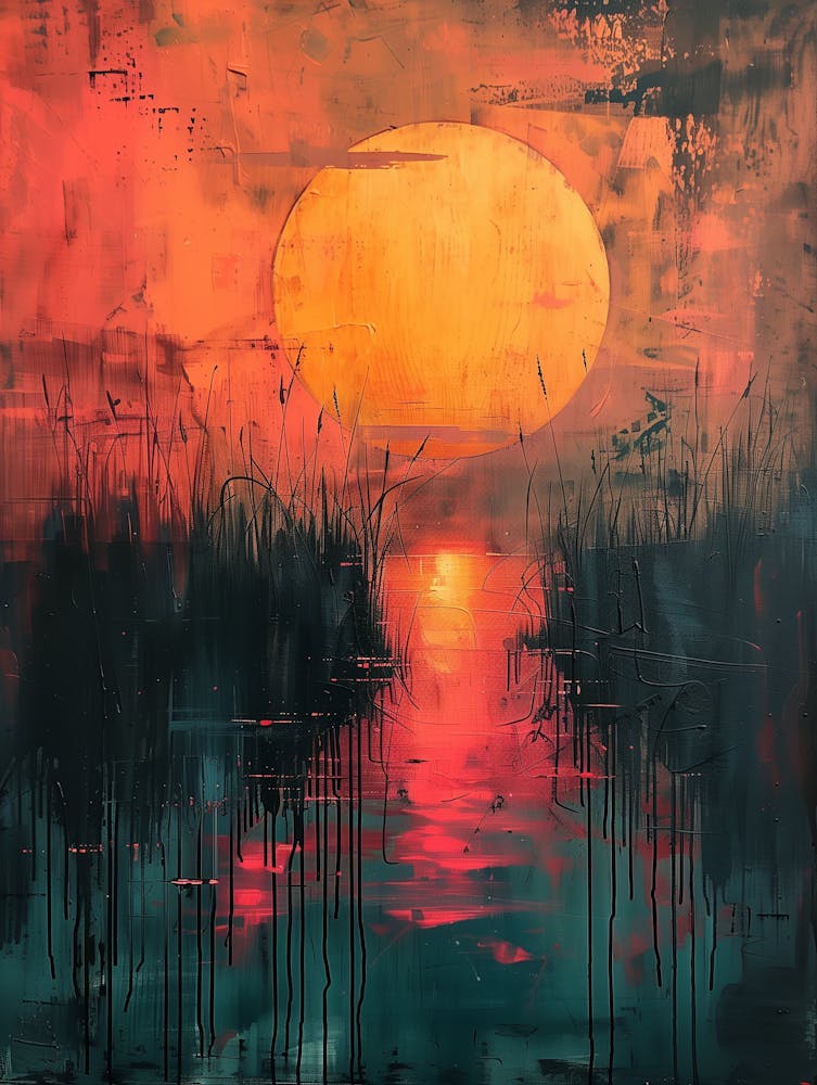 Sunset Over Water