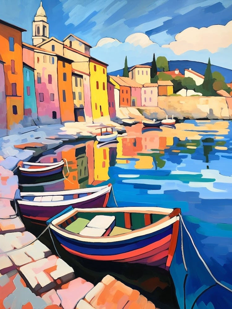 Pula Croatia 4 Fauvist Painting