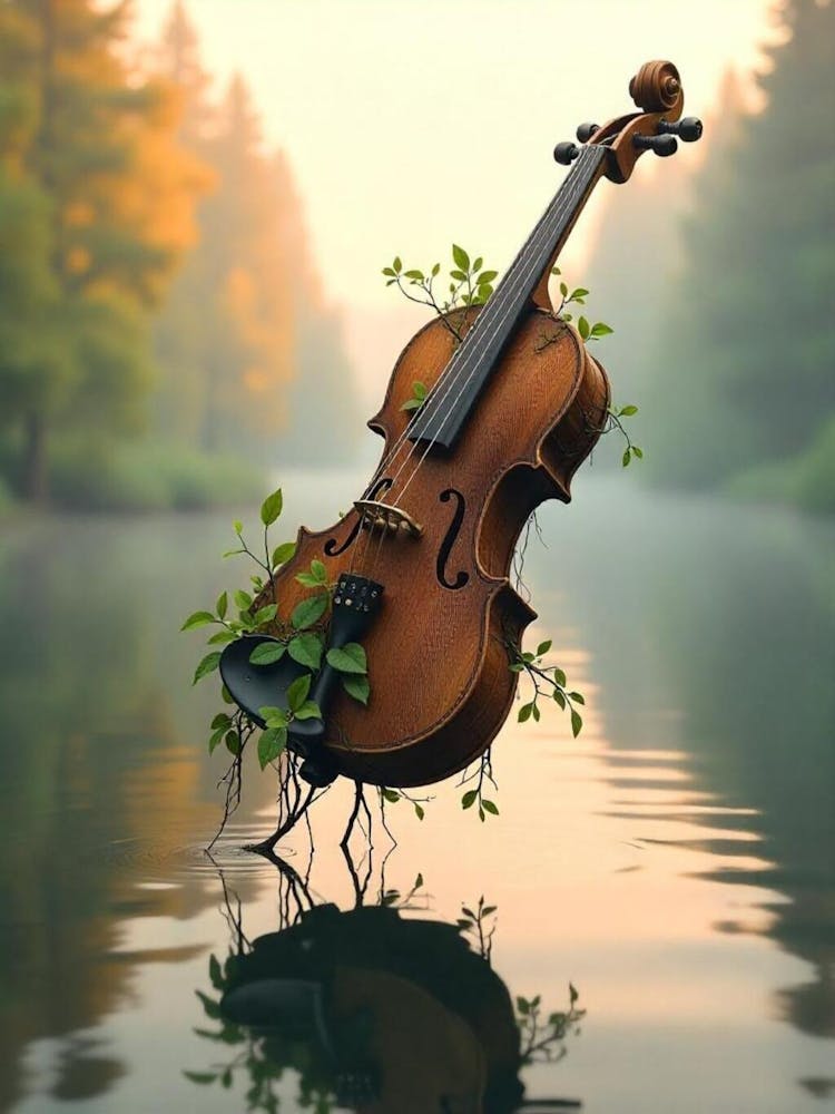 Violin In Water