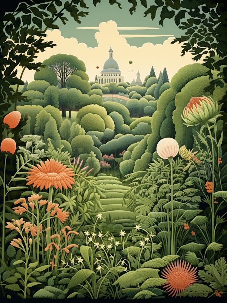 Volksgarten Austria Henri Rousseau S Style 1
