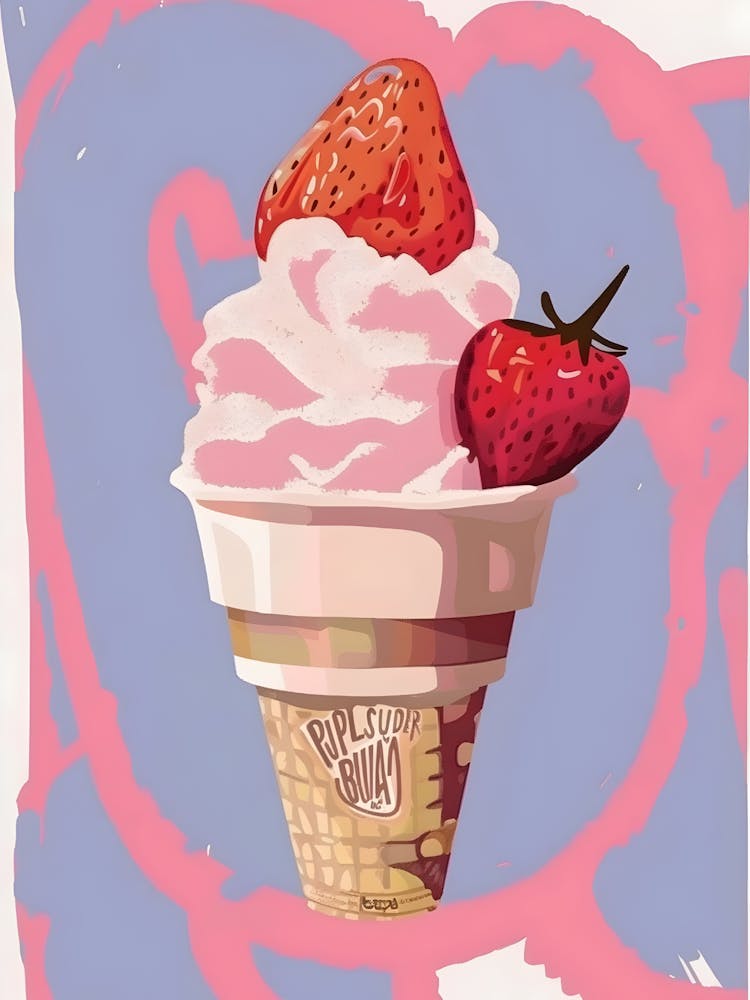 Strawberry Ice Cream 1