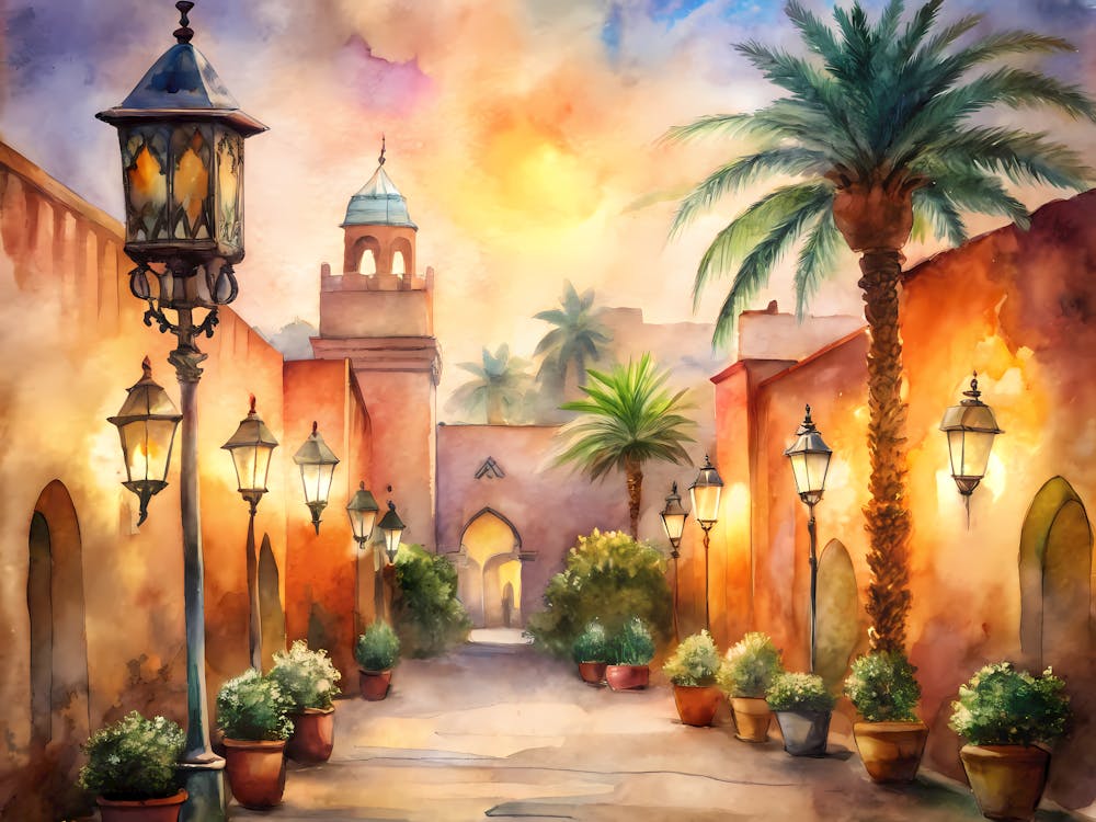 Marrakech Morocco A Vintage