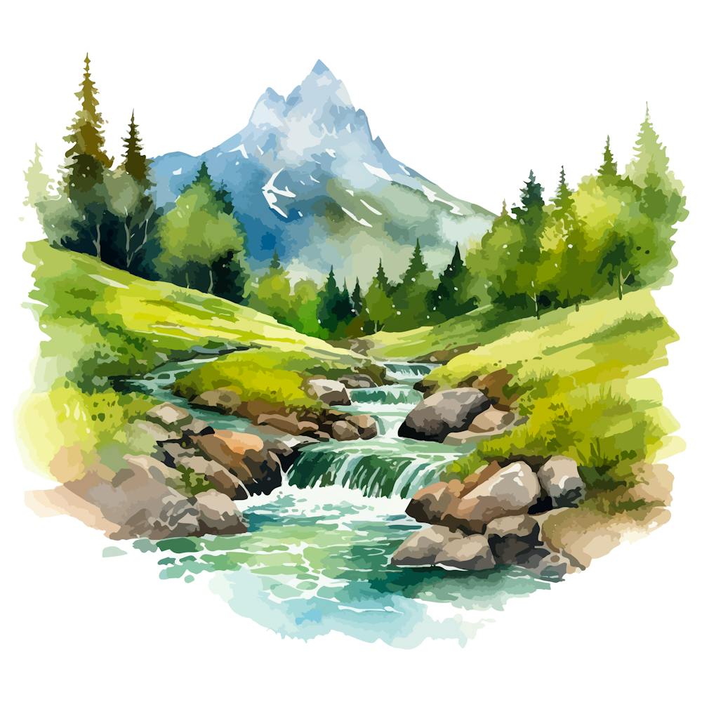 Watercolor Landscape 10