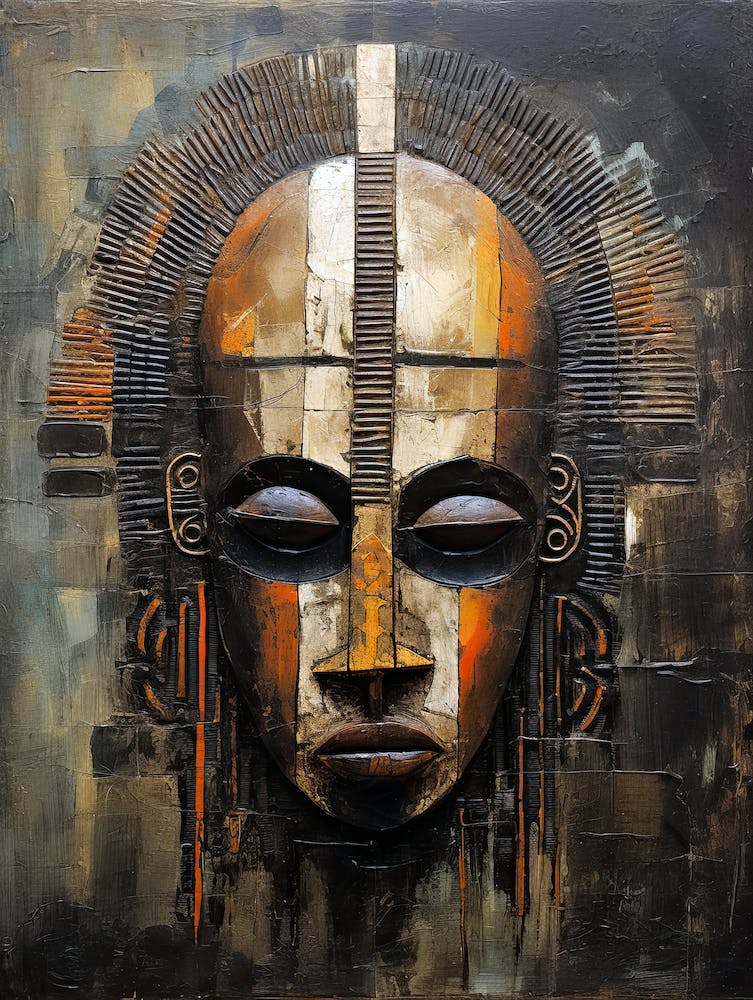 Afrikanische Maske 13