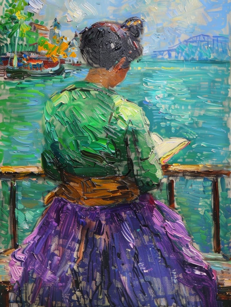 Woman Reading A Book 4