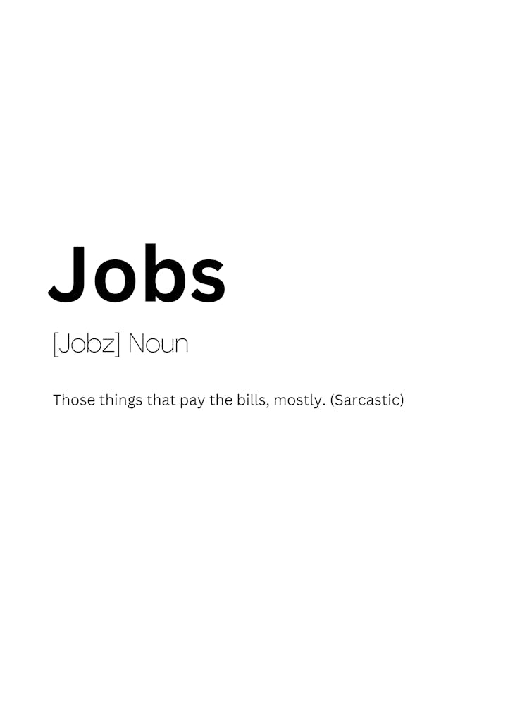 Jobs Definition Meaning