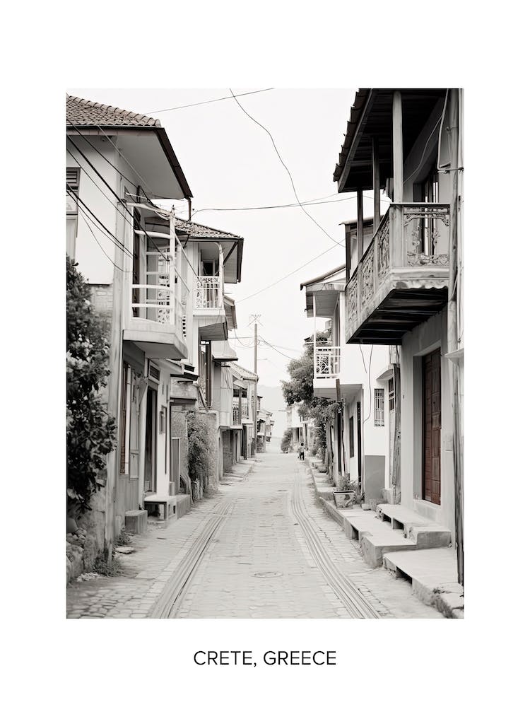 Poster Of Fethiye, Turkey, Photography In Black And White 2