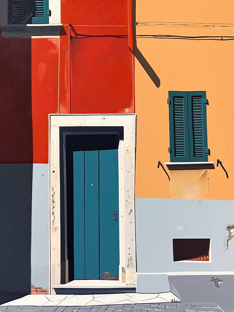 Doorway, Italy, Minimalism