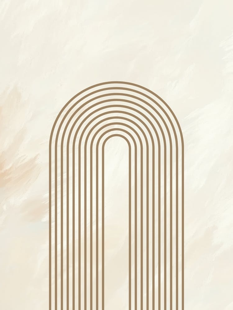 Boho Neutral Mid Century C Art