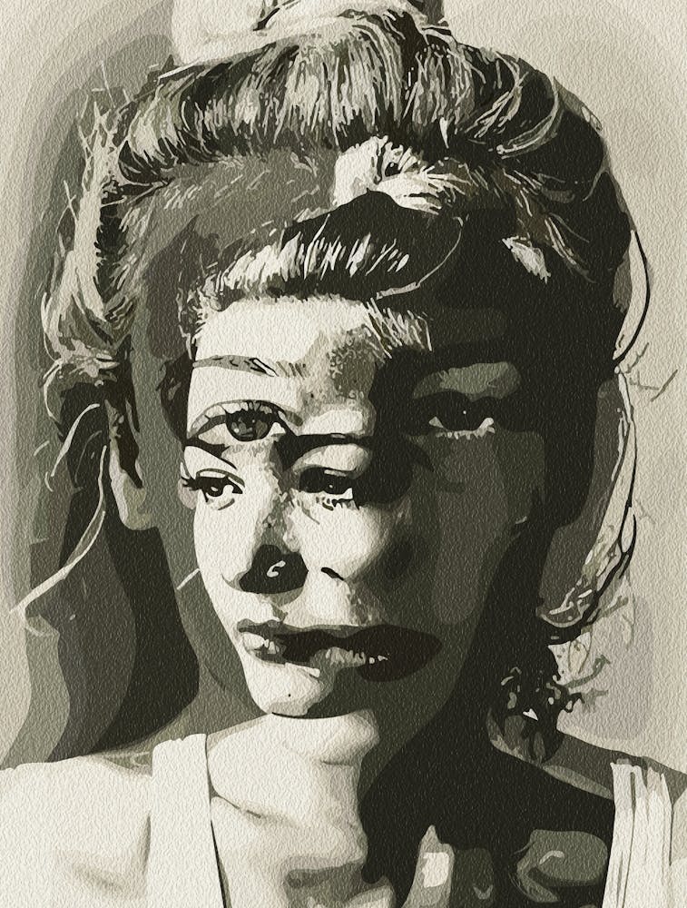 Surreal Multi Eyed Portrait – Abstract Psychedelic Art
