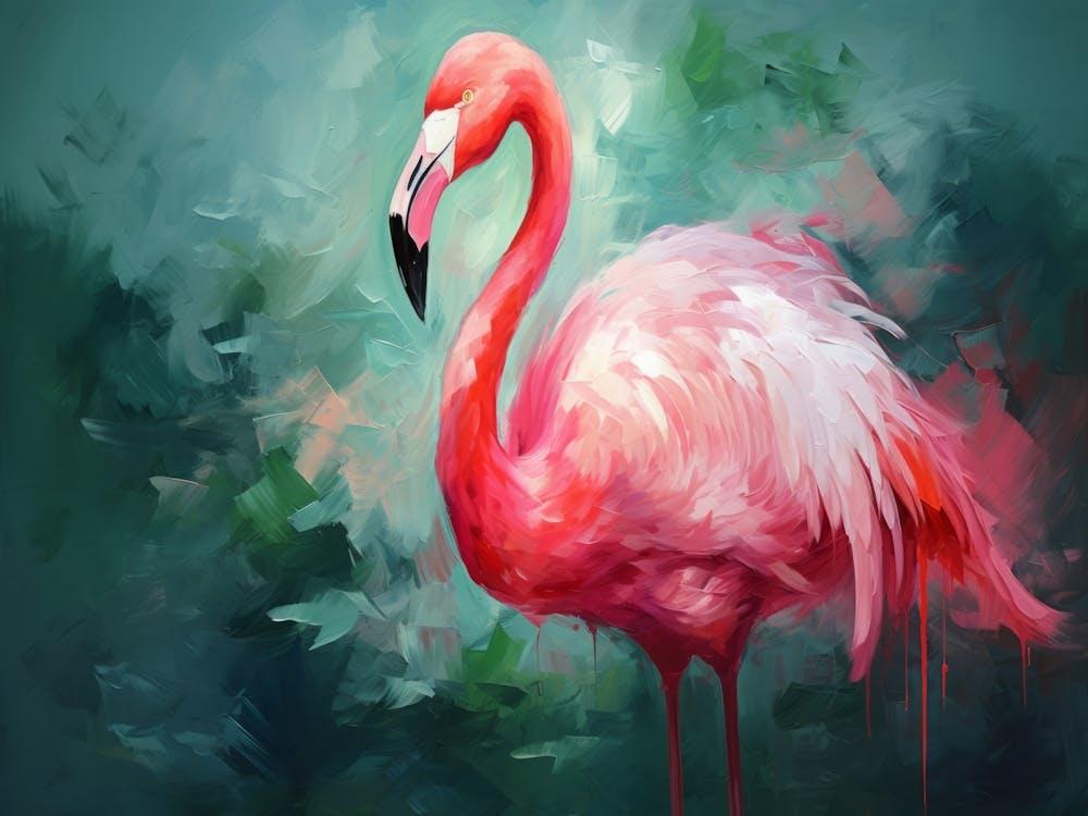 Flamingo Painting 1