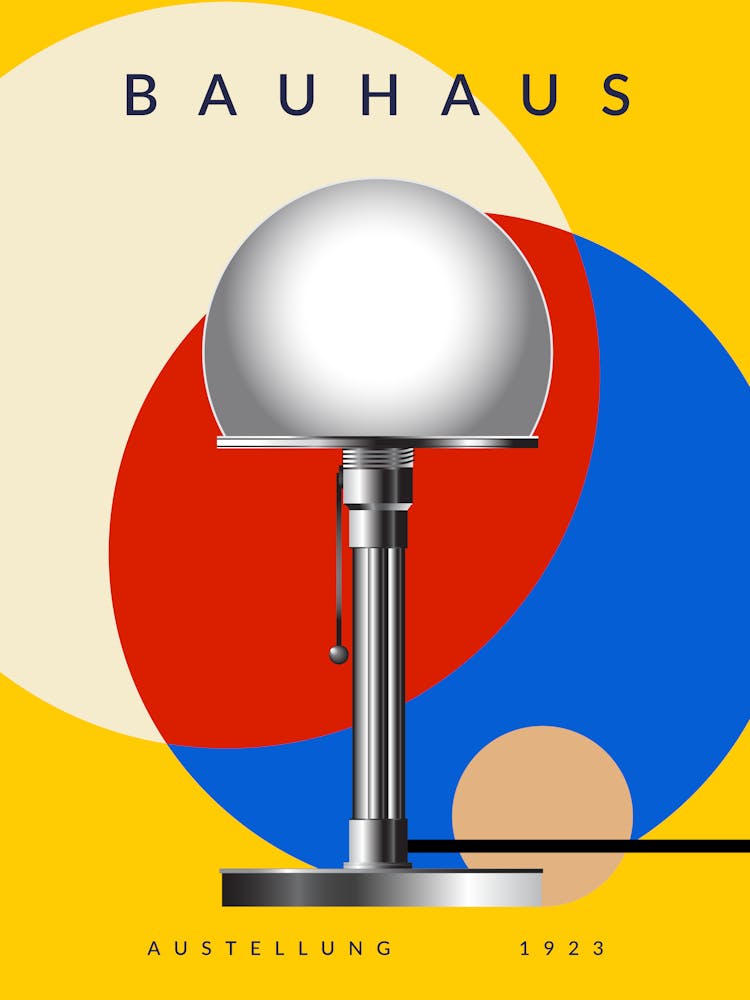 Lampe | Bauhaus Triptychon 125 Rechts | Pop Art Welt 2025