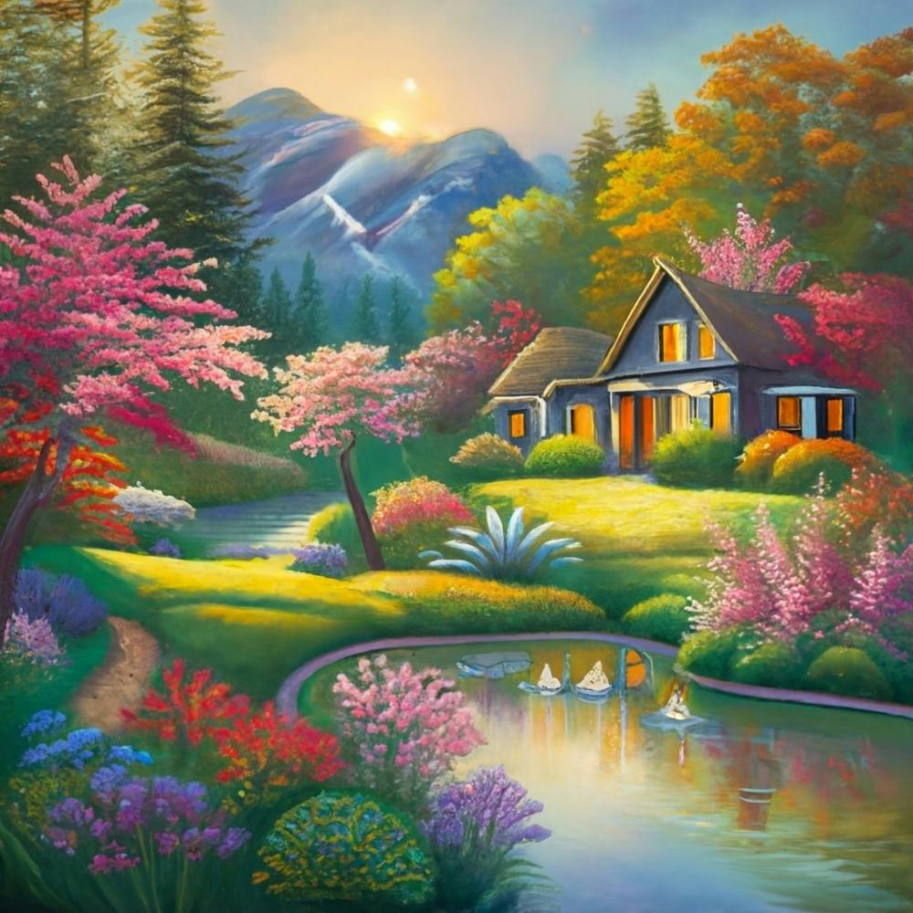 into the garden : House By The Lake