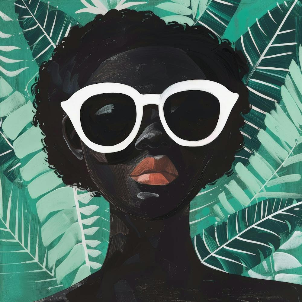 Black Woman With Sunglasses 3