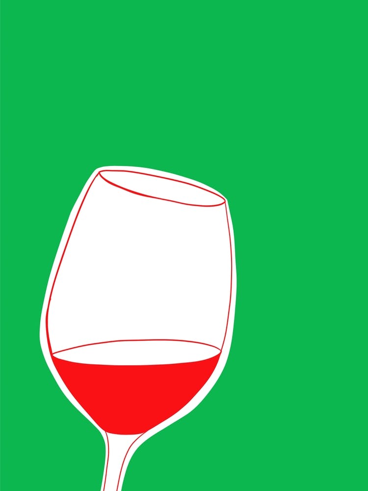 Red Wine Glass
