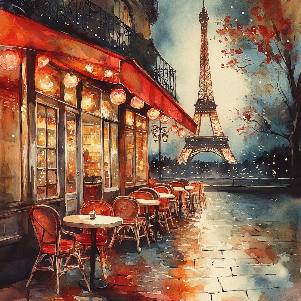 Romantic Paris Cafe 6