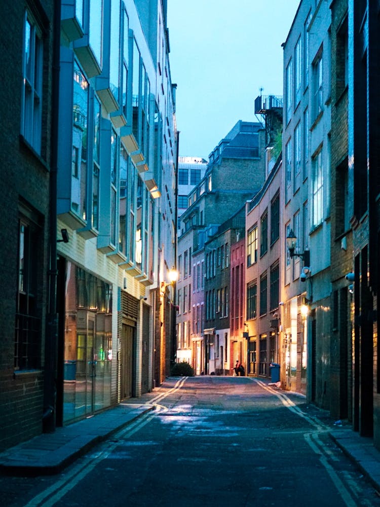 London Street At Dusk 1