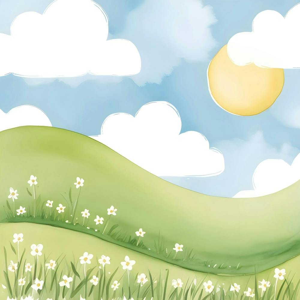 Sunny Day In The Countryside 1