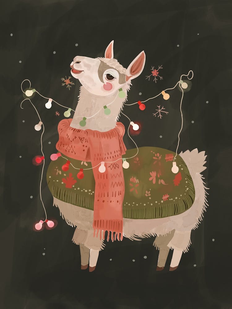 Holiday Llama Joy