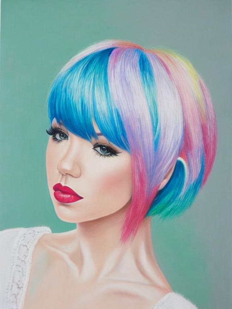 Carly Rae Jepsen Colourful Illustration