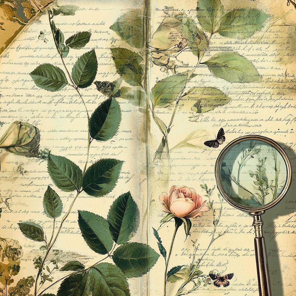 Vintage Herbarium Of Love 1