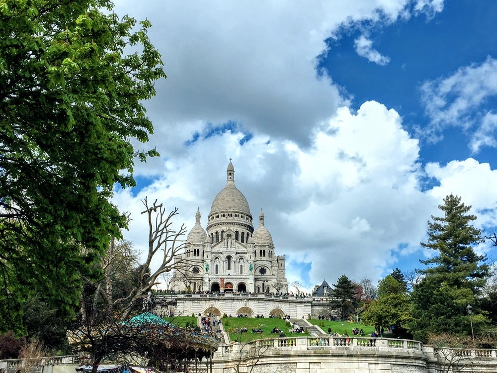 Montmartre With Clouds (Paris Series)