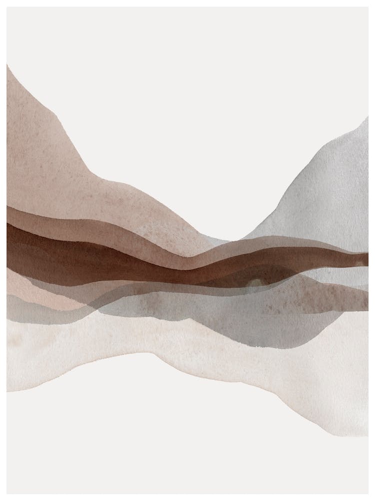 Abstract Mountain Art 1