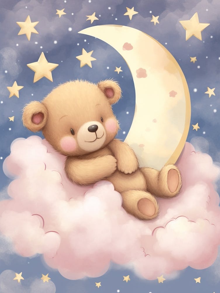 Sleeping Baby Bear Cub 3