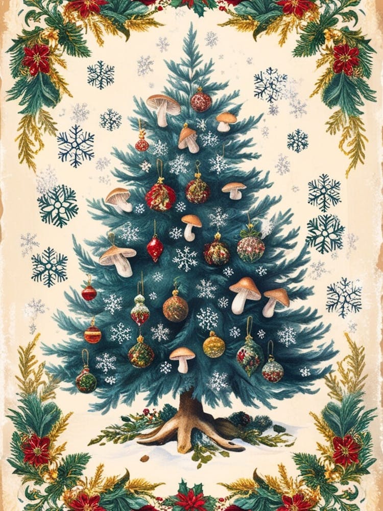 William Morris Christmas Tree 36