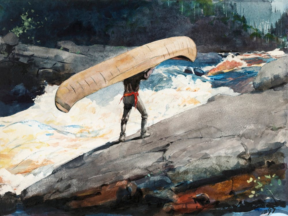 The Portage (1897), Winslow Homer