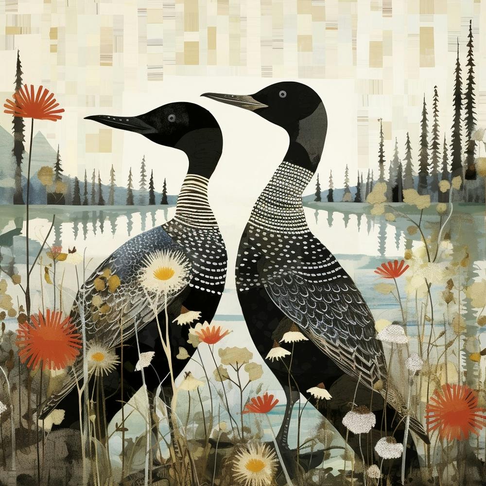 Bird In Nature Loon 1