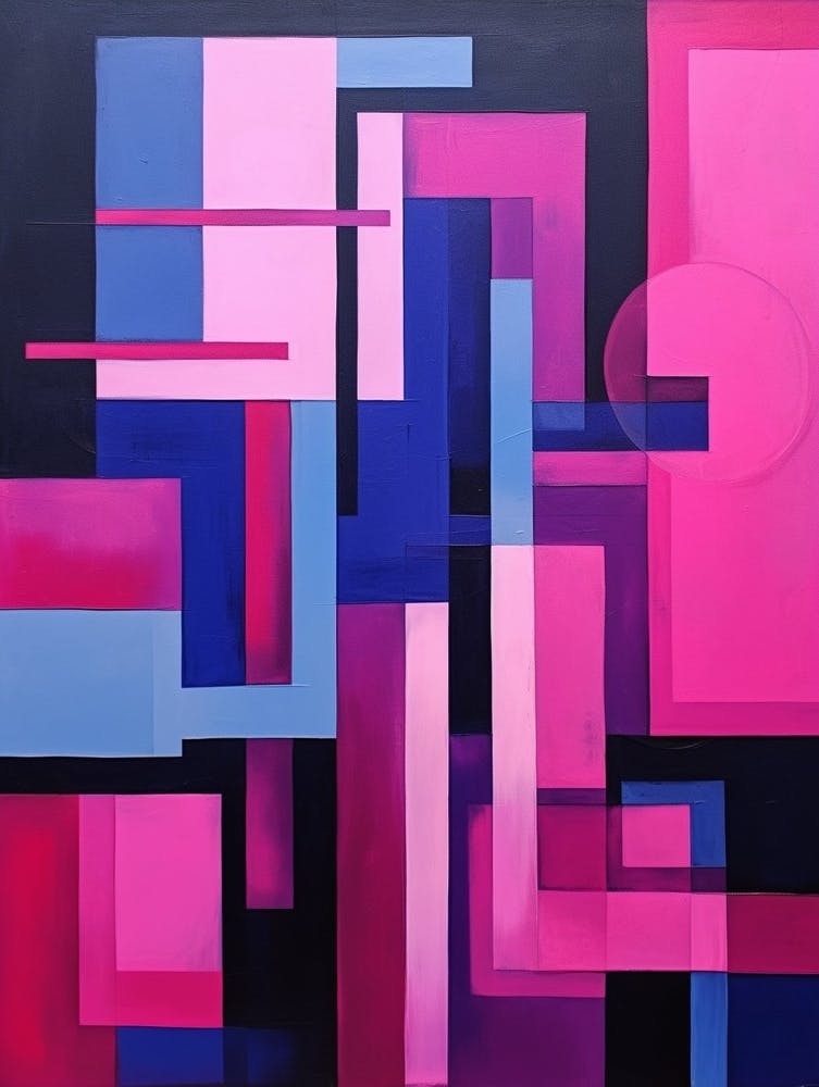 Dynamic Geometric Abstract Illustration 12