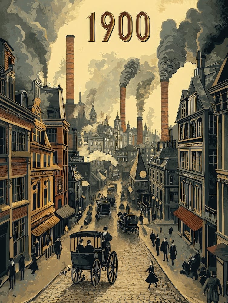 Aihrgdesign A Vintage Poster Of An Industrial City In 1900 Fe 6f7ca424 8dd8 4fd9 A3bc 74c18e4ffc65 2