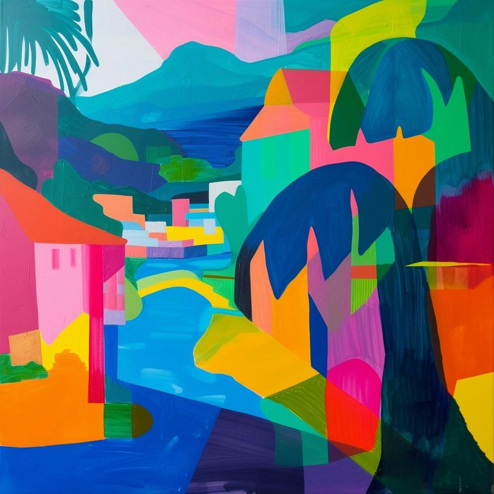 Abstract Travel Collection San Pedro Sula Honduras 3