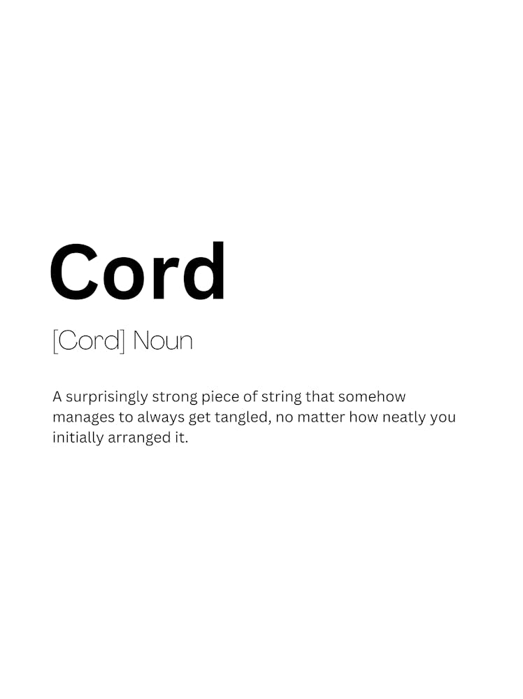 Cord Definition Meaning