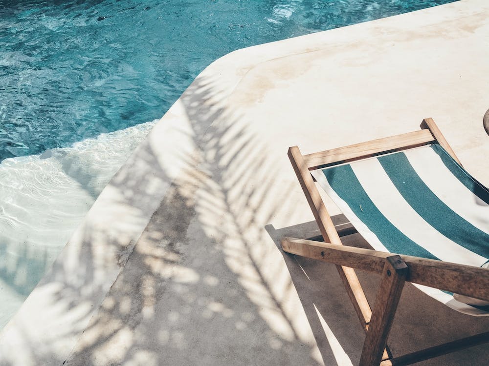 Lounge Chair By Pool