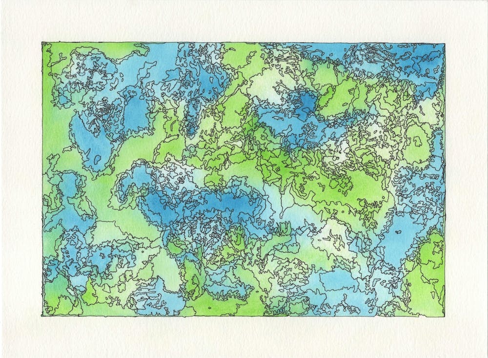 Watercolor Ocean Wonderland