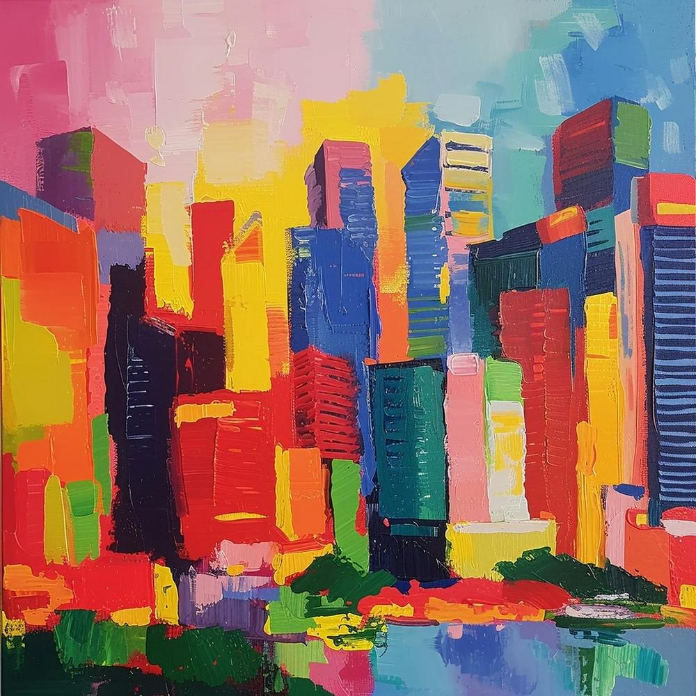 Abstrakte Reisekollektion Singapur 8