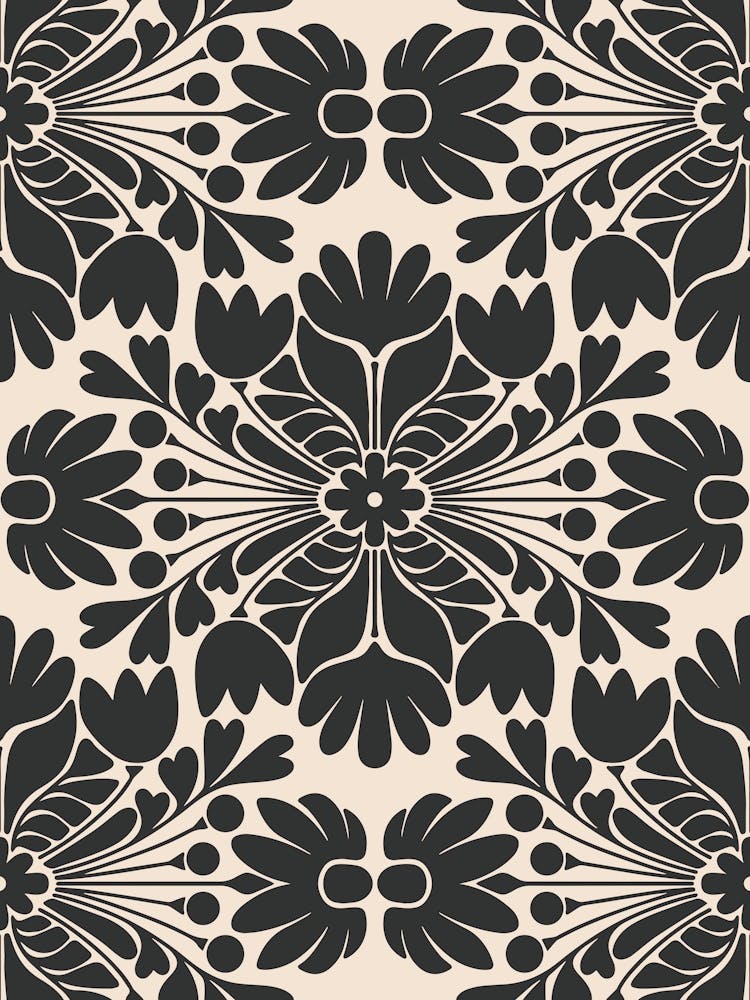 Folk Floral No. 1919