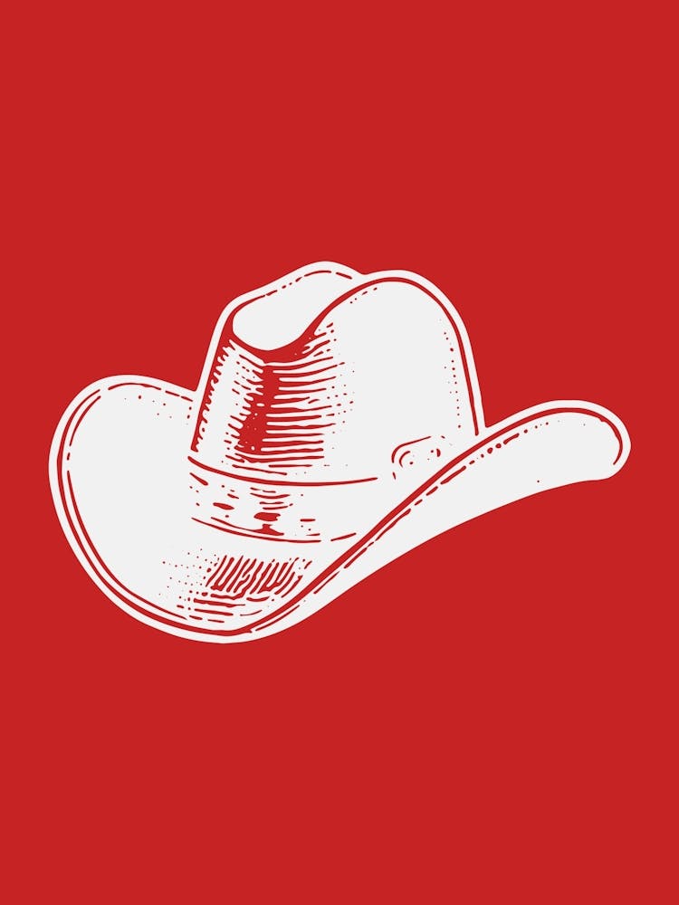 Red Cowboy Hat