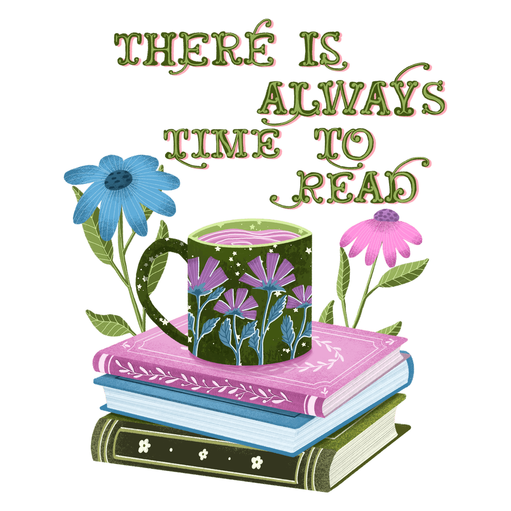 There is always time to read bookish art