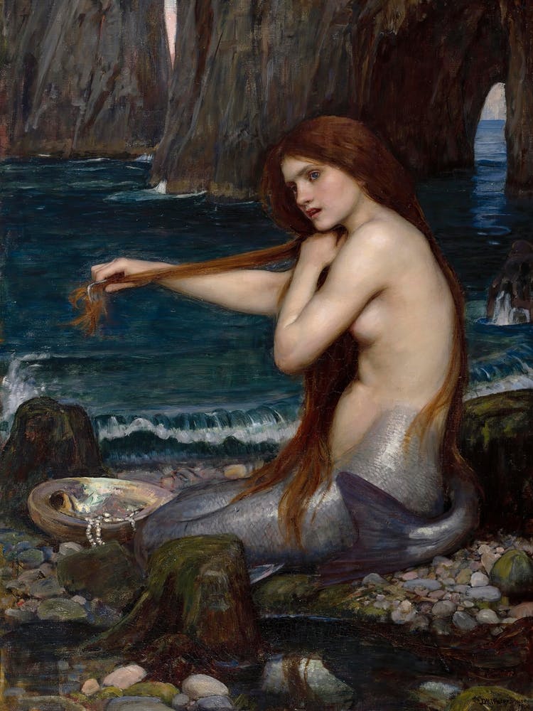 A Mermaid, John William Waterhouse