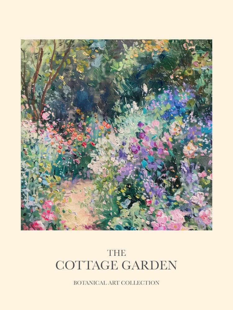 Cottage Garden Poster Wild Bloom 3
