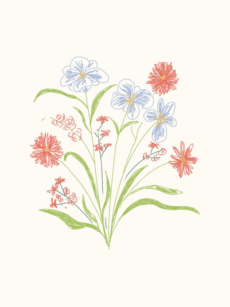 Wild Flowers Print