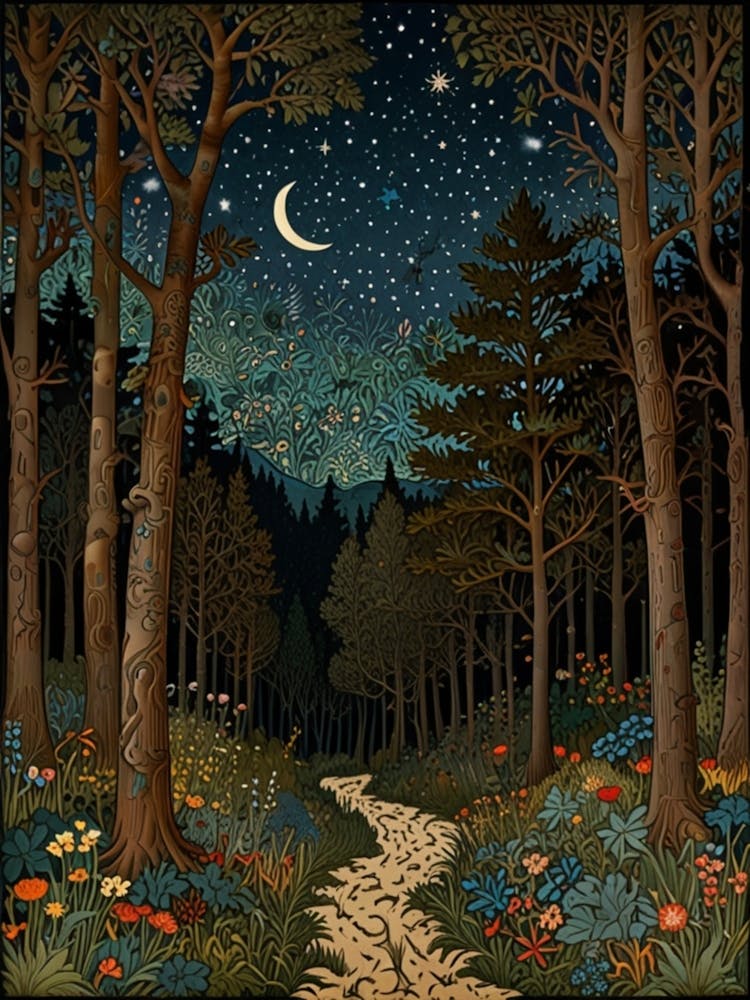 William Morris Forest Path