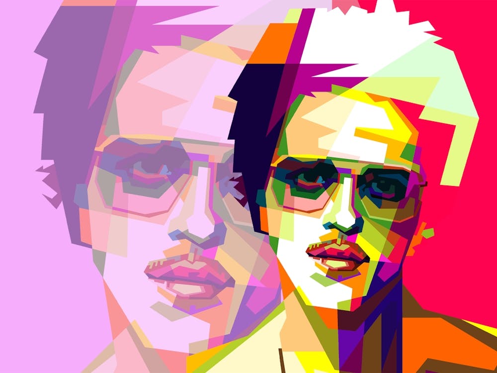 Bruno Mars American Pop RNB Reggae Singer Pop Art WPAP