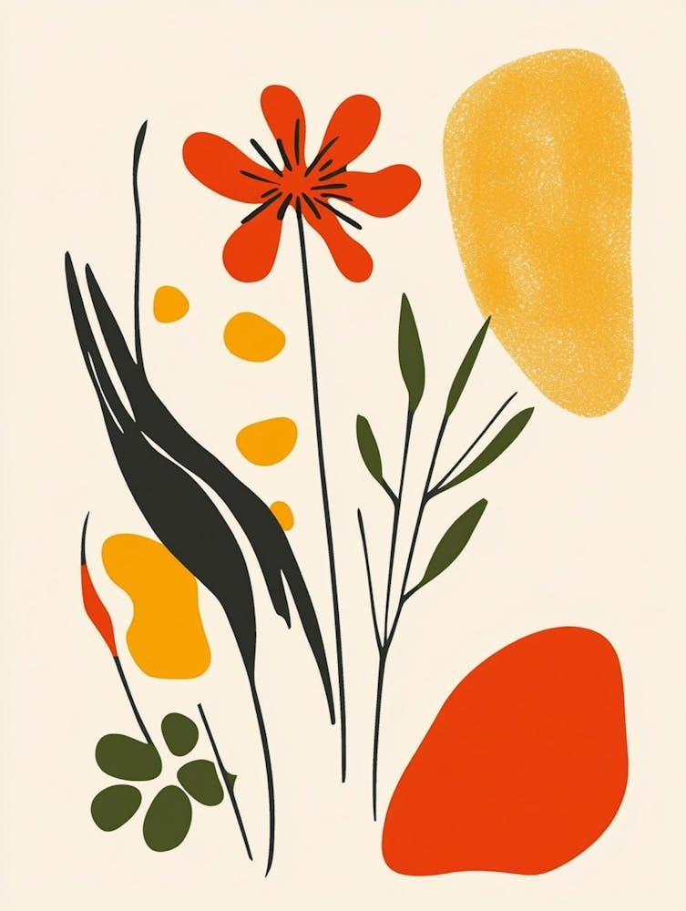 Abstract Floral Painting 16