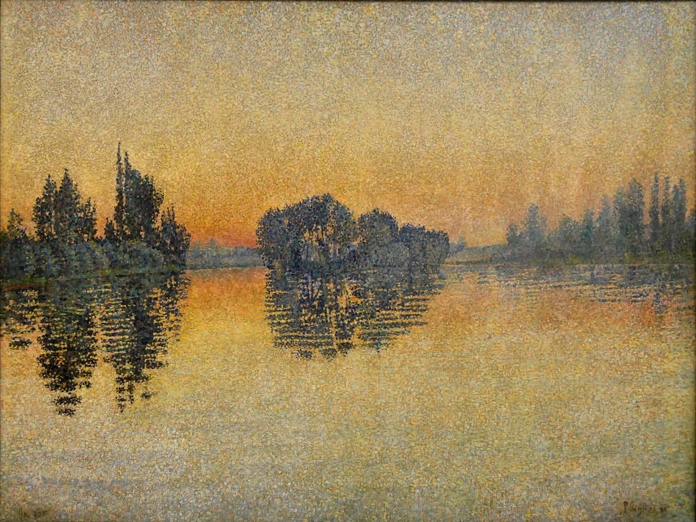 Sunset (1889), Paul Signac