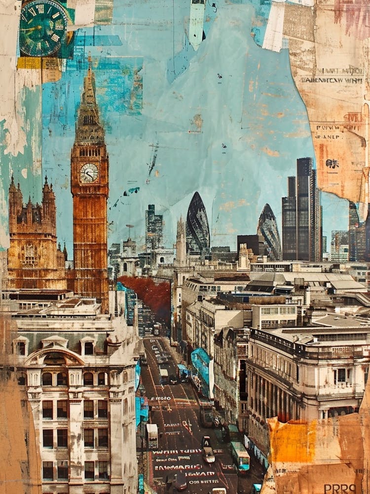 Retro Kitsch London Collage 3